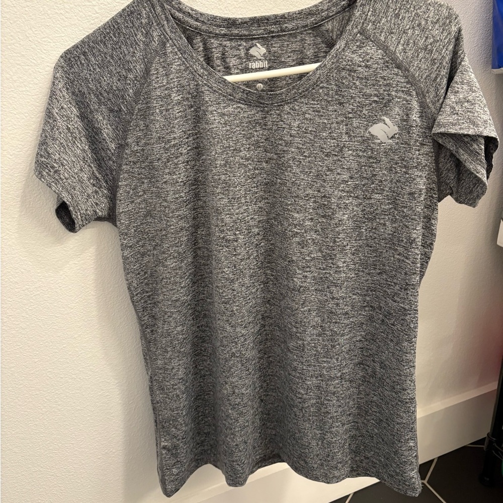 Rabbit Women's Gray  T-shirt